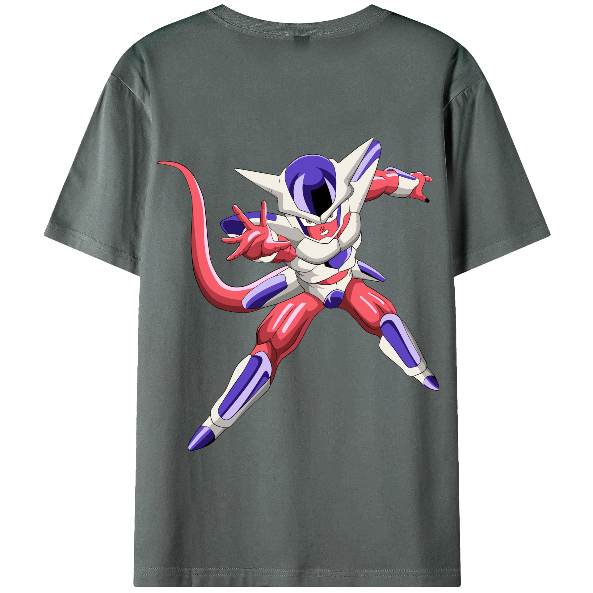 （画像用） ドラゴンボール フリーザ DRAGON BALL Frieza 綿100％半袖Tシャツ（背面プリント）